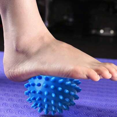 Bolas de masaje profesionales, pelota de masaje para los pies, rodillo con púas para masaje profundo de tejido, punto de activación, fascitis plantar, reflexología, terapia de estrés, liberación miofascial, escuela, vuelta al colegio, viaje, artículos esenciales de viaje, artículos esenciales para el hogar, spa, herramienta de masaje, masaje, masajeador, spa