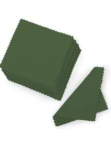 10 件珠宝清洁布，双面绒抛光布，柔软温和，恢复光泽，不损坏珠宝