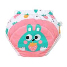 Couches-culottes d'apprentissage pour bébé, sac à langer en coton pour enfants, fuites latérales, couches-culottes lavables pour bébés, printemps et été