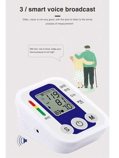 Automatic Smart Electric Blood Pressure Monitor, Export Model Large Touch Screen Blood Pressure Monitor