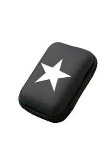 Portable Digital Storage Bag, Pentagonal Star Pattern, Waterproof And Shatterproof Hard Shell Camera Box, Shockproof Storage Box, Suitable For Storing Digital Cameras And Digital Products, Small And Convenient For Travel And Vacation, Necessary For Business Trip And Back To School, Data Line Storage, Multi-Function Storage, Sisters, Lovers And Mothers' Ideal Gifts, Mother's Day Gifts, Holiday Gifts, Birthday Gifts. - Multicolor - View 13
