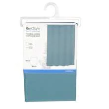 1 pezzo, 180cm x 180cm, tenda da doccia impermeabile in PEVA spessa, tenda divisoria per bagno e WC, impermeabile, tenda da doccia oscurante e calda, tenda divisoria per cucina e porta, decorazione per stanza da bagno - Blu - Visualizzare 1