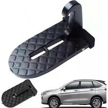 Escalones para Puerta de Coche Estante De Techo Plegable para Coche, Escalón De Puerta, Adapta para Mayoría de Los Coches - Negro - Ver 2