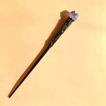1 Baguette magique en cristal, Baguette de sorcier, convient aux passionnés de magie, accessoires pour les jeux de rôle et les représentations de fête, cadeaux de décoration de Noël, décoration de maison et accessoires vestimentaires, fournitures artisanales