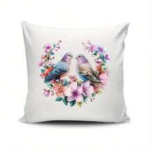 1/2/3 件时尚鸽子和花卉热转印贴纸 - 适用于 T 恤、连衣裙、背包 | 闪光效果