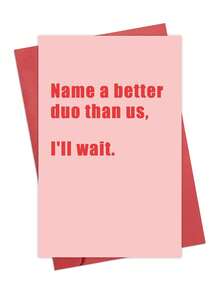 1 pièce Carte d'anniversaire amusante pour le meilleur ami et le petit ami/mari, carte d'anniversaire humoristique pour la petite amie/femme, cadeau de la Saint-Valentin amusant pour lui et elle - Multicolore - Voir 1