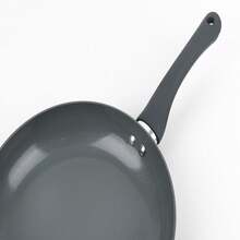 Grey 8pcs Ribbed Cookware Set Non Stick Induction Pans Saucepans Cooking Pots - 8 Piece Ribbed Pan Set - View 10