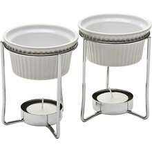 Prepworks By 0Progressive Ceramic Butter Warmer Fondue Set - 1 - View 1