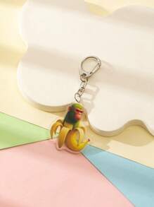 1 Pc Acrylic Strange Italian Silly Animal Shan Hai Jing TungTungTungTung Sahur/Tralalero Tralala/Lirili Larlla/Bombardiro Ctocodilo/Boneca Ambalam//Brr Brr Patapim Character Style Theme Keychain Pendant Backpack Ornament/Bag Accessories/School Bag Accessories/Purse Pendant/Friend's Gifts