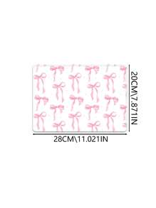 Queen Pink Bow Mouse Pad Kawaii Mouse Pad Academic Fashion Computer Desk Pad Is Suitable For Laptop Non-Slip Rubber Base Pad Office Accessories Decorative Edge Lock Edge Desk Pad