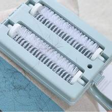 قطعة واحدة من فرشاة ناعمة مزدوجة للتنظيف من الغبار، ذات مقبض كبير لتنظيف السجاد والأريكة، مناسبة للملاءات والأثاث، سهلة الاستخدام، إعادة الاستخدام، مكنسة كهربائية، لا تحتاج إلى كهرباء، مقبض من البولي بروبلين، مثالية لغرفة المعيشة والنوم ، فرشاة ناعمة قابلة لإعادة الاستخدام | تصميم مقبض كبير | مقبض بلاستيكي متين ، فرشاة نظيفة للسجاد