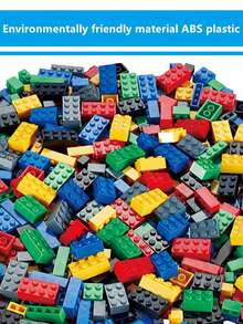 Juguetes de bloques de construcción de partículas pequeñas para niños, kits de entrenamiento de creatividad e imaginación, práctica de habilidades manuales (500 piezas es una combinación de dos paquetes de 250 piezas) - Multicolor - Ver 7