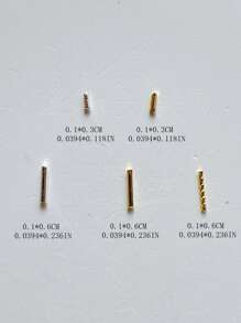 Nail Art Metal Accessories, Simple Metal Studs, Minimalist Gothic Metal Decoration