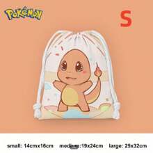 pokemon Pokemon Drawstring Pouch Featuring Pikachu And - Cute Storage Bag For Party Favors, Travel And Daily Use, Perfect For Fans