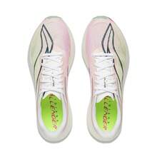 LI-NING FEIDIAN 5 CHALLENGER 女款专业运动跑步鞋 ARMV002 正品官方店 - 白/螢光玫紫紅 - 查看 4