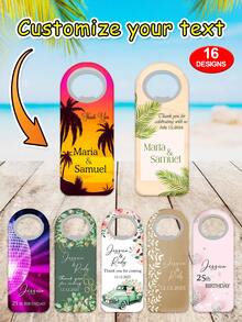 Personalized Wedding Favor For Guests In Bulk, Heart Shape Wedding Thank You Favor, Custom Wedding Gift, Wedding Gift, Save The Date, Gift For Father,Home Refresh,Customized Bottle Openers & Bottle Opener Accessories,Home Refresh - Multicolor - View 2