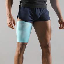 VBOSI 1 件 3D 针织压缩大腿套 - 透气运动支撑，适合跑步、健身和日常使用，适合男女健身配件