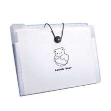 1 件透明 5 格/8 格 12 格文件夹、纸质存储文件夹、办公文件分类和组织文件夹、插入文件夹、返校、学校用品