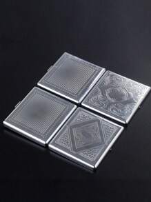 20 Pack Cigarette Box Carved With Men's Personalized Creative Flip Cover Cigarette Holder, Portable Fragrance Box, High Aesthetic Value