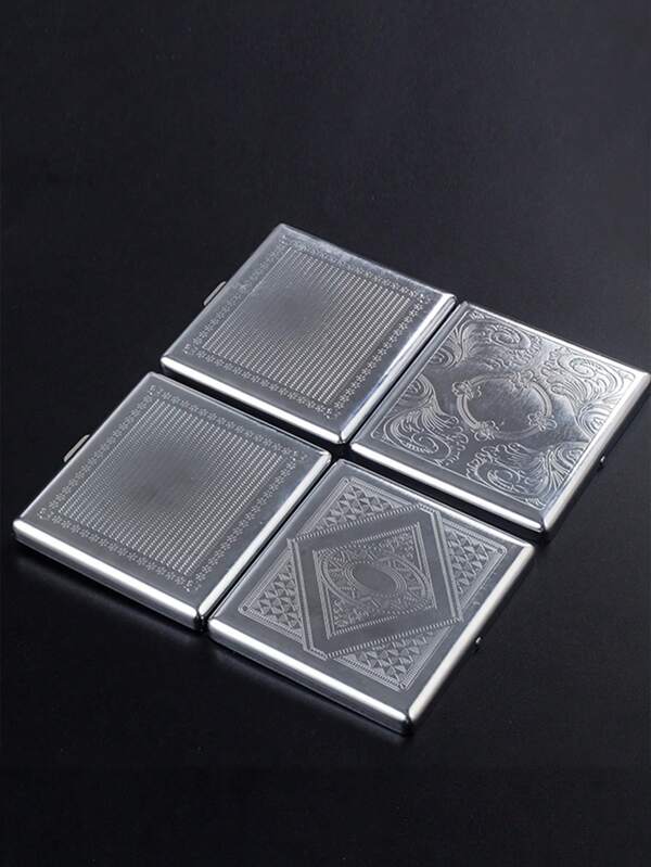 20 Pack Cigarette Box Carved With Men's Personalized Creative Flip Cover Cigarette Holder, Portable Fragrance Box, High Aesthetic Value