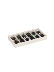 1 pièce Plateau de rangement pour lunettes 6 grilles