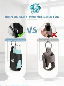 Artificial Leather Asthma Inhaler Holder, Unisex Casual Faux Leather Keychain Pouch, Portable Protective Travel Case Suitable For Asthma Inhalers And Cough Syrup, Easy To Carry Accessory While Going Out, Inhaler Holder PU Leather Keyring Protective Travel Carrying Mini Leather Box, Lightweight Carrying Case With Carabiner, Does Not Include Inhaler (Box Only), Artificial Leather Holder, Inhaler Accessories