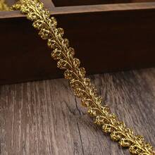 ZNZAKKA 2 Yards Braid Lace Trim Gimp Ribbon Trim For Sewing Accessories, DIY Crafts Decoration - Multicolor - View 9