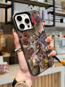 Expression 1pc Funny Monkey Pattern Design TPU Soft Edge Phone Protective Case Compatible With IPhone13/15/14/13/12/11/16/Galaxy/Redmi/OPPO/VIVO/INFINIX Waterproof Shockproof Anti-Fall Scratch Resistant - Multicolor - View 3