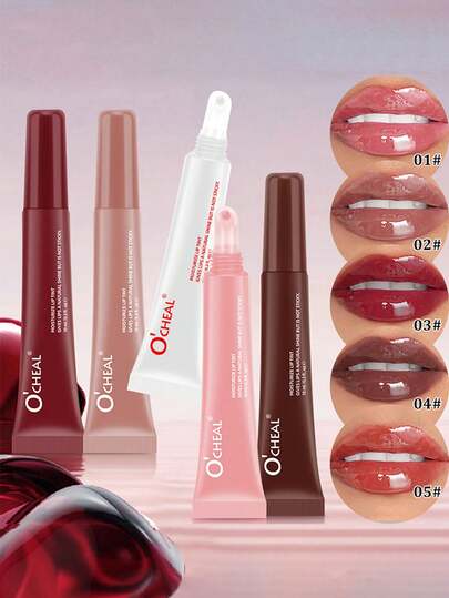 O'CHEAL 1pc 保湿唇膏透明保湿唇油
