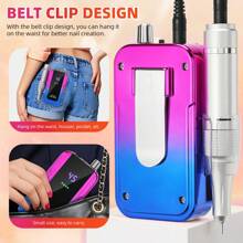 45000RPM Electric Nail Drill Machine With LCD Display Rechargeable Nail Sander For Gel Nails Polishing For Home Manicure Salon