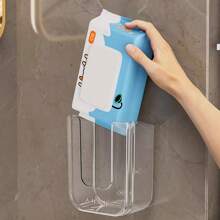 [Popular Choice] Bathroom Non Perforated Wall Mounted Wet Tissue Storage Box With Large Opening And Strong Load-Bearing Capacity