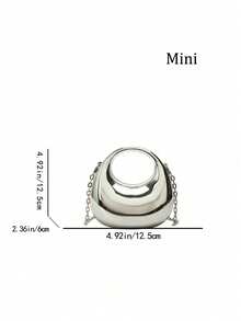 This Mini Solid Color Crossbody Bag Is Made Of Acrylic Material, With A Korean Fashion Minimalist Design. It Has A Large Capacity, Suitable For Female Use, And Is An Ideal Choice For Going To School, Shopping, And Casual Outfits. At The Same Time, It Is Also A Great Gift Choice For Friends And Family During Holidays. - Multicolor - View 11