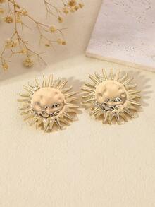 夸张的太阳耳环，夏日海滩风 - 太陽耳環 - 查看 2