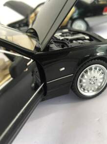 ESCBBXX 1pc Zinc Alloy Die-Cast Car Model, 8.26"L X 2.95"W X 2.36"H, Realistic Appearance With Detailed Interior, Openable Doors & Hood, Rolling Wheels, Sound & Lights, Suitable As Children/Boys' Birthday, Holiday Gift, Toy Collectible,Back To School