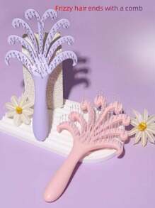1pc 3-In-1 Massage Comb, 8-Prong Octopus Head Acupressure Comb To Stimulate Meridians And Smooth Hair