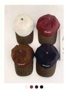 1 pieza Gorra de visera con letra "Yy" bordada, suave y esponjosa, sombrero de béisbol de pana con orejeras para mujer, moda urbana de otoño e invierno, accesorio casual para cubrir las orejas