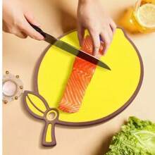 1pc All Kinds Of Fruit-Shaped Chopping Boards Chopping Boards Household Kitchen Picnic Melon Shapes Can Be Hung With Plastic Chopping Boards To Cut Meat, Suitable For Kitchens.