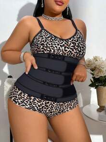 1pc Waist Trainer, Body Shaper Cincher For Women, 3-Belt Full Body Wrap Compression Vest Postpartum Recovery