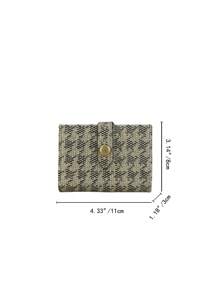 3pcs/Set Women Compact Wallet And Card Holder Set Large Capacity Zipper Wallet Casual PU Leather Crocodile Embossed Quilted Wallet Gift For Mother's Day Wallet Mini Wallet Purse Wallet Men Wallet Leather Small Wallet Cute Wallet