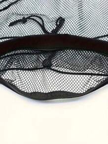 Black Car Ceiling Cargo Net, Reinforced Load-Bearing & Non-Sagging Dual-Layer Mesh Car Roof Storage Organizer, Car Ceiling Cargo Net, Car Roof Storage Organizer For Long-Distance Travel & Camping, Interior Accessories, Car Supplies, Car Interior Accessories, Car Organizing Accessories