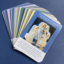 Angels Of Abundance Oracle Cards - 44-Card Deck, Spanish Version - Pink - View 2