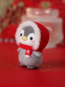 企鹅羊毛毡DIY工艺材料套装 - 彩色 - 查看 3