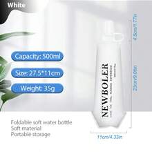 TPU Outdoor Sport Bottle Folding Soft Flask Drink Water Bottle For Running Camping Hiking Bicycle Fitness Water Bag - Multicolor - View 16