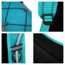 1 件超轻男女通用尼龙骑行背包，多口袋水袋背包，适合户外运动、马拉松、徒步旅行（不含水袋） - 彩色 - 查看 9