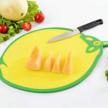 1pc All Kinds Of Fruit-Shaped Chopping Boards Chopping Boards Household Kitchen Picnic Melon Shapes Can Be Hung With Plastic Chopping Boards To Cut Meat, Suitable For Kitchens.