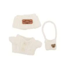 Pullover-passendes Stirnband, Schuhe, Brillen, Schultertasche Accessoire Set, modische Neuheiten Zubehör (Figur nicht enthalten)