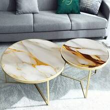 1 Roll Marble Pattern Self-Adhesive Wallpaper - Luxury Gold Foil Wallpaper, Waterproof, Oil-Resistant, Heat-Resistant, Easy To Apply And Remove, Suitable For Kitchen Cabinets, Countertops, Bathroom Vanity Renovations And Decoration - Multicolor - View 6