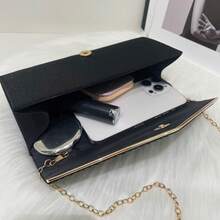 Elegant Pleated Evening Bags, Black And Apricot Envelope Dinner Bags For Parties, Weddings And Banquets. Perfect Handbags For Ladies