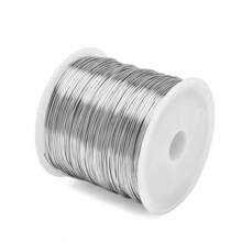 Stainless Steel Solid Wire For DIY Crafts - 0.3-1mm Thin Beading Wire Rope, 10m/Roll Bulk Vacuum-Sealed Jewelry Making Supplies