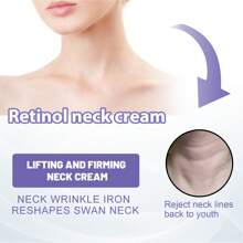 Creme para Pescoço com Retinol 40g - 14 Dias para Pescoço de Cisne! Reduz Visivelmente Rugas + Ilumina Opacidade com Aumento Firmador de Colágeno